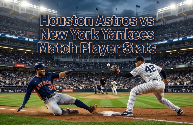 houston astros vs new york yankees match player stats