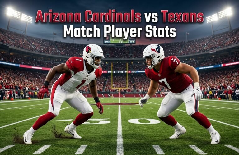 Arizona Cardinals vs Texans Match Player Stats